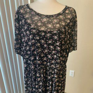 Floral dress, size 18